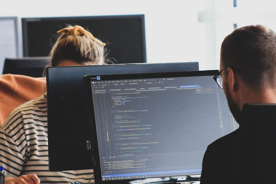 developers working